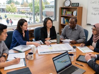 EduVision a genuine professional discussion involving school leaders or education consultants